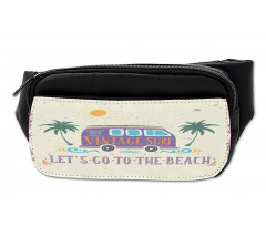 Grunge Beach Words Bumbag