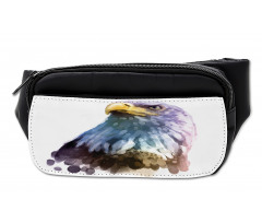 Watercolor Bald Eagle Bumbag