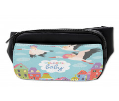 Cartoon Storks Bumbag