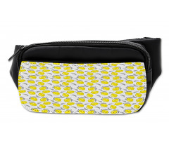 Sketched Lemon Pattern Bumbag