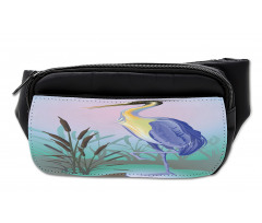 Heron with Reed Water Bumbag