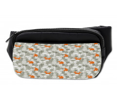 Cartoon Nursery Flowers Bumbag