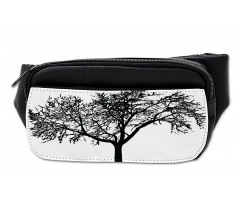 Bare Branches Silhouette Art Bumbag