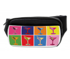 Colorful Martini Glass Bumbag