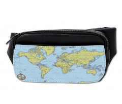 Adventure Detailed Map Bumbag