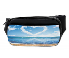 Clouds Heart Shape Bumbag