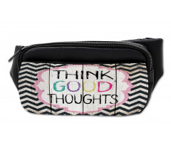 Think Thoughts Message Bumbag