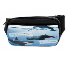 Whale Dolphin and Seal Sea Bumbag