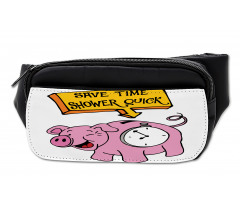 Save Time Shower Quick Piggy Bumbag