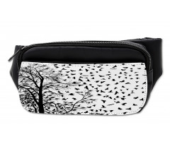 Flying Birds Tree Bumbag