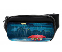 Cartoon Animal under Rain Bumbag