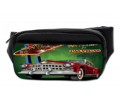 Retro Car Roulette Table Bumbag