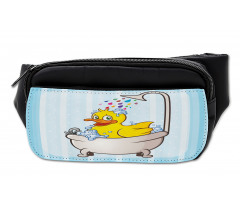 Cartoon Mascot in Bathtub Bumbag