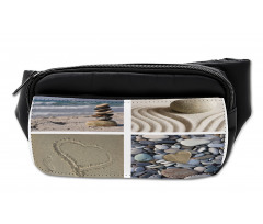 Sand and Pebbles Collage Bumbag