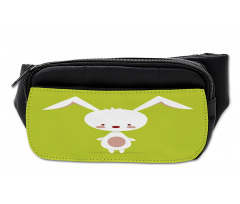 Cartoon Character on Green Bumbag