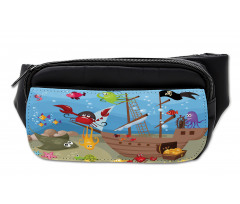 Ship Underwater Animals Bumbag