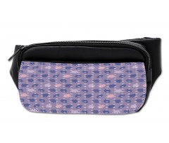 Paintbrush Blow Violet Hues Bumbag