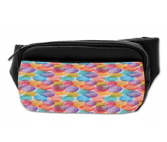 Rainbow Toned Circle Dots Bumbag