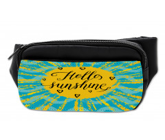 Sun Motif Stripes Bumbag