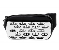 Royal Medieval Crowns Vintage Bumbag