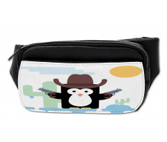 Cacti Cowboy Penguin in a Hat Bumbag