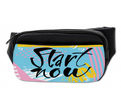 Start Now Words Modern Bumbag