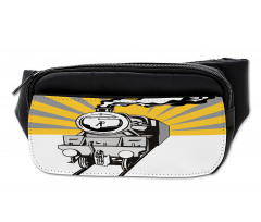 Locomotive Sunburst Effect Bumbag