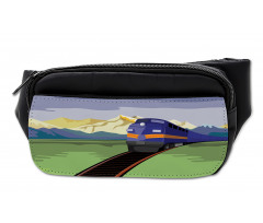 Rural Country Train Design Bumbag