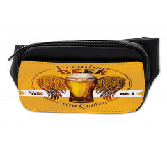 Premium Beer Grunge Graphic Bumbag