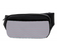 Pastel Sharp Zigzags Bumbag