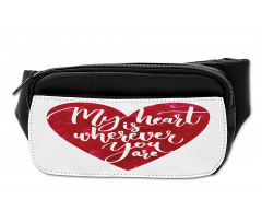 My Heart is Wherever You are Bumbag