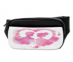 Valentine Lovers on a Heart Bumbag