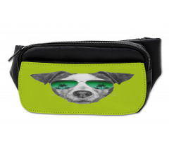 Dog with Glasses Tree Bumbag