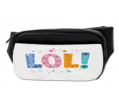 Message Expression Floral Bumbag