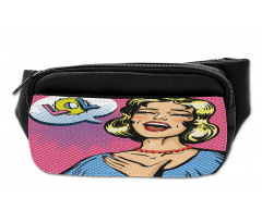 Laughing Woman with Closed Eyes Bumbag