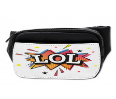 Speech Bubble Colorful Stars Bumbag