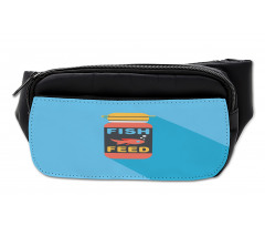 Pet Fish Feed Flat Bumbag