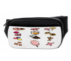 Cartoon Various Candies Bumbag