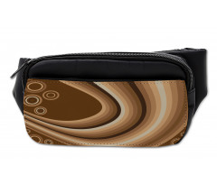 Abstract Wavy Lines Retro Bumbag