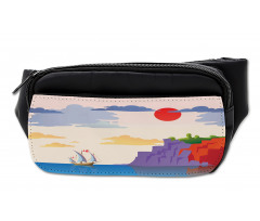 Coastal Landscape Ship Bumbag