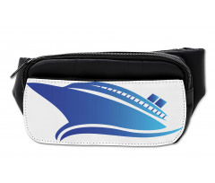 Abstract Blue Ship Bumbag