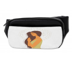 Cartoon Young Girl Namaste Bumbag