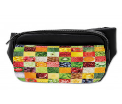 Healthy Fresh Food Squares Bumbag