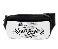 Hello Summer Camping Vacation Bumbag