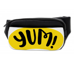 Lettering in Funny Text Font Bumbag