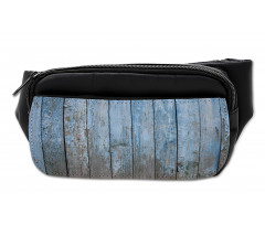 Grungy Painted Wooden Fence Bumbag