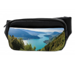 Aerial Annecy Lake Pine Bumbag