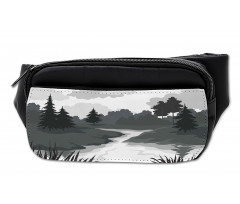 Greyscale Landscape Bumbag