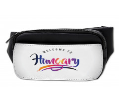 Colorful Welcome to Hungary Bumbag