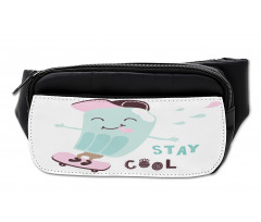 Funny Skateboard Popsicle Bumbag